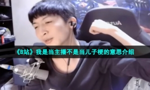 《B站》我是当主播不是当儿子梗的意思介绍