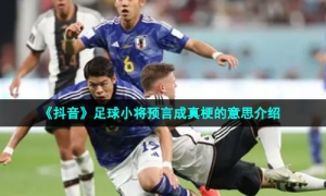 《抖音》足球小将预言成真梗的意思介绍