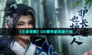 《王者荣耀》S30赛季新英雄介绍