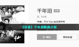 《抖音》千年泪歌曲介绍