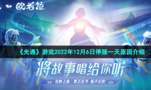 《原神》2022年12月6日停服一天原因介绍