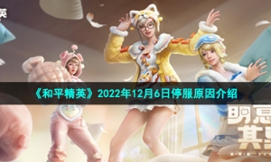 《和平精英》2022年12月6日停服原因介绍