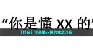 《抖音》你是懂xx梗的意思介绍