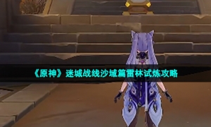 《原神》迷城战线沙域篇雷林试炼攻略