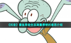 《抖音》章鱼哥给你发窝囊费梗的意思介绍