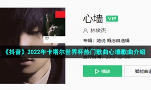 《抖音》2022年卡塔尔世界杯热门歌曲心墙歌曲介绍