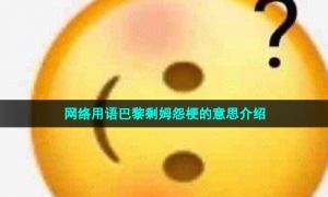 网络用语巴黎剩姆怨梗的意思介绍