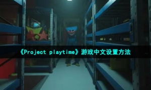 《Project playtime》游戏中文设置方法