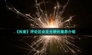 《抖音》评论区会发光梗的意思介绍