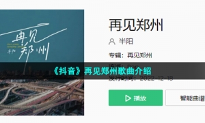 《抖音》再见郑州歌曲介绍