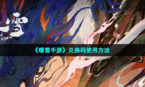 《暖雪手游》兑换码使用方法