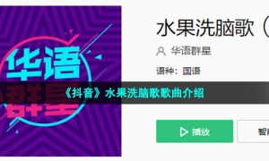 《抖音》水果洗脑歌歌曲介绍