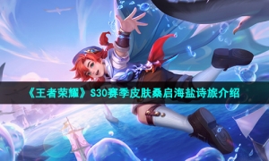 《王者荣耀》S30赛季皮肤桑启海盐诗旅介绍