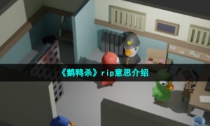 《鹅鸭杀》rip意思介绍