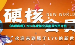 《哔哩哔哩》2023年硬核会员称号作用介绍