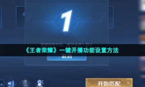 《王者荣耀》一键开播功能设置方法