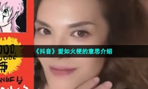 《抖音》爱如火梗的意思介绍