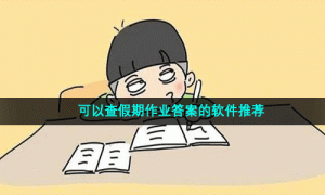 可以查假期作业答案的软件推荐