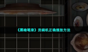 《黑暗笔录》洗碗机正确摆放方法