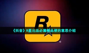 《抖音》R星出品必属精品梗的意思介绍