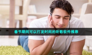 春节期间可以打发时间的听歌软件推荐