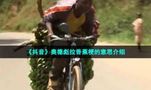 《抖音》奥德彪拉香蕉梗的意思介绍