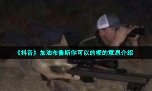 《抖音》加油布鲁斯你可以的梗的意思介绍