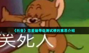 《抖音》恋爱脑等级测试梗的意思介绍