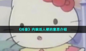 《抖音》内娱活人梗的意思介绍