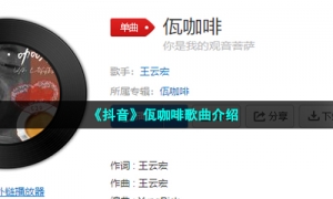 《抖音》佤咖啡歌曲介绍