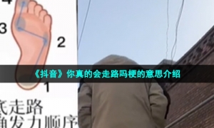 《抖音》你真的会走路吗梗的意思介绍