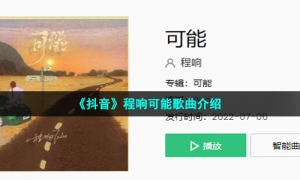 《抖音》程响可能歌曲介绍