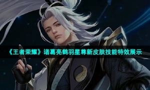 《王者荣耀》诸葛亮鹤羽星尊新皮肤技能特效展示