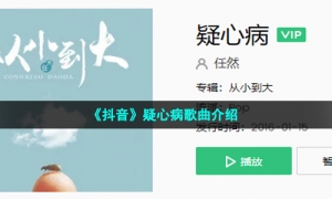 《抖音》疑心病歌曲介绍