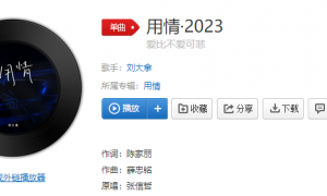 《抖音》用情·2023歌曲介绍