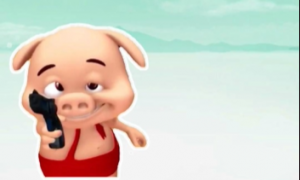 《抖音》小呆呆拿手枪梗的意思介绍