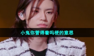 《抖音》小鬼你管得着吗梗的意思介绍
