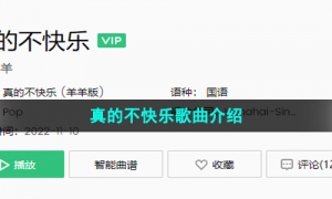 《抖音》真的不快乐歌曲介绍