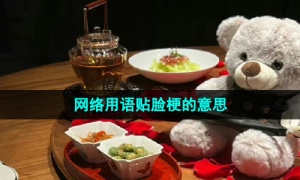 网络用语贴脸梗的意思介绍