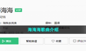 《抖音》海海海歌曲介绍