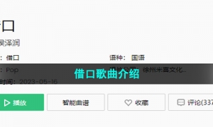《抖音》借口歌曲介绍