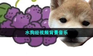 《抖音》水狗经视频背景音乐分享