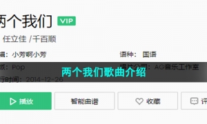 《抖音》两个我们歌曲介绍