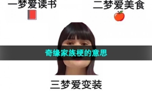 《抖音》奇缘家族梗的意思介绍