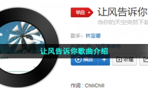 《抖音》让风告诉你歌曲介绍