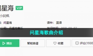 《抖音》问星海歌曲介绍