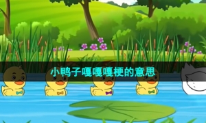 《抖音》小鸭子嘎嘎嘎梗的意思介绍