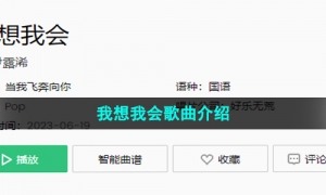 《抖音》我想我会歌曲介绍