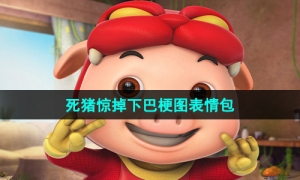 《抖音》死猪惊掉下巴梗图表情包分享