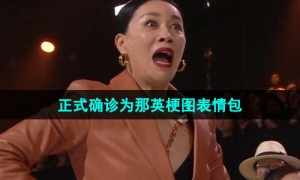 《抖音》正式确诊为那英梗图表情包分享